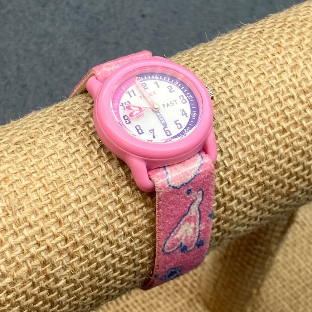 Timex Girls Ballet Watch As Is Pink Purple Slippers Wand Tutu To Past Barbie